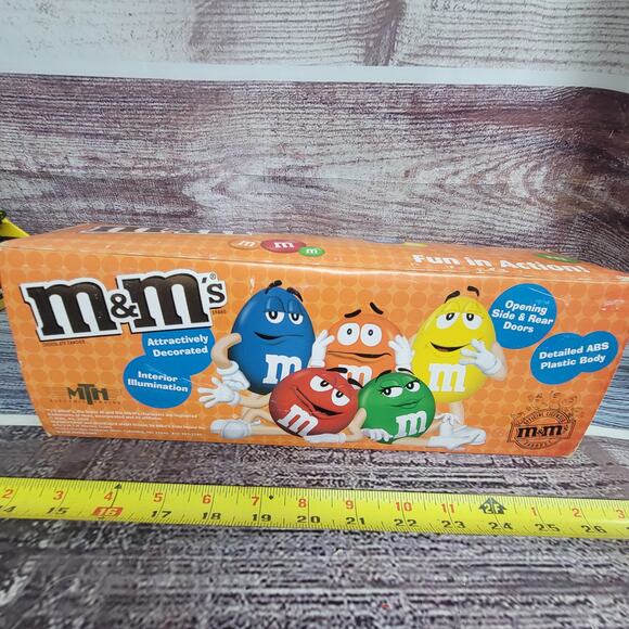 2009 Mars INC O scale M&M vendors semi trailer sealed yellow - Picture 6 of 7